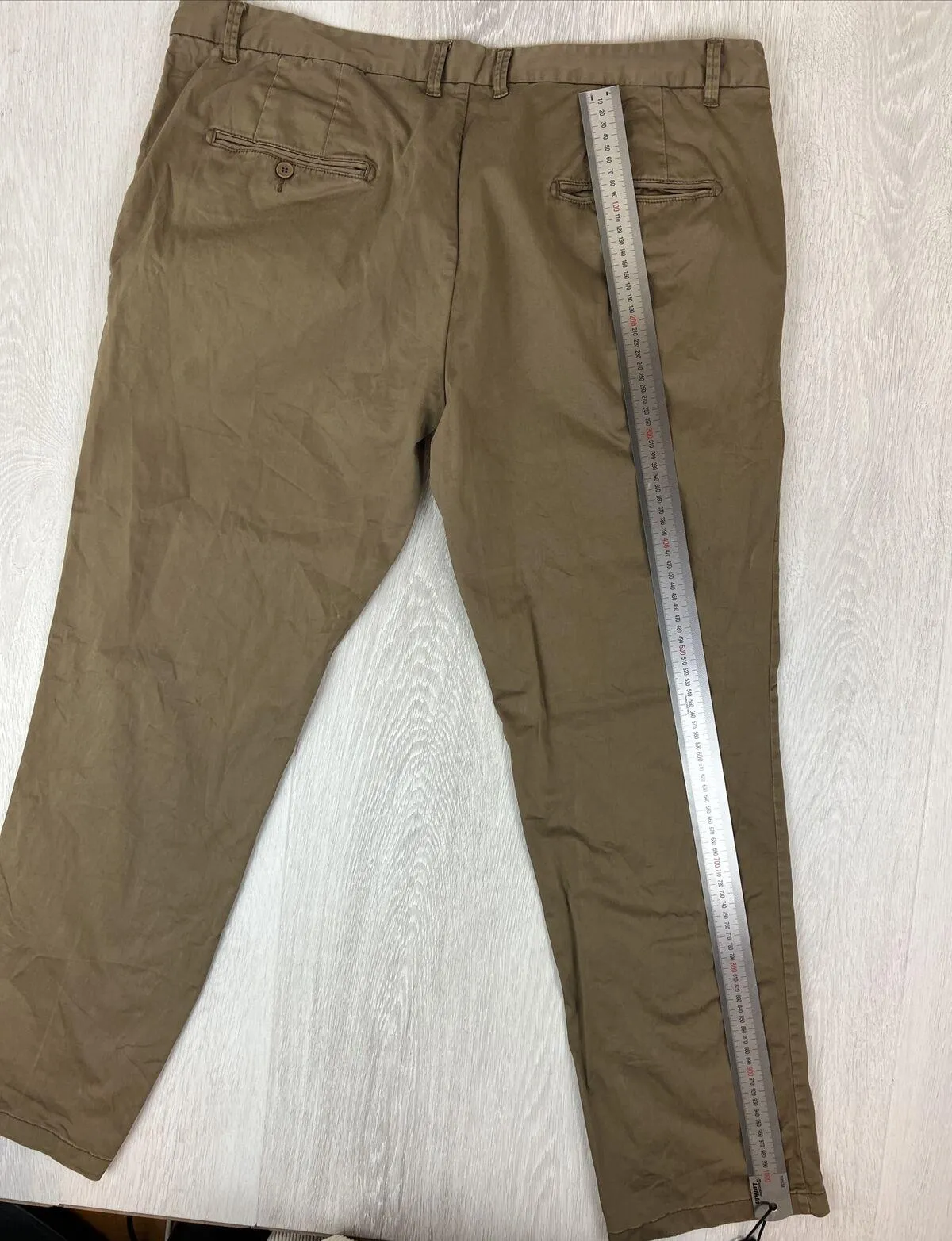 Johnny Bigg Mens Brown Slim Chino Size 42