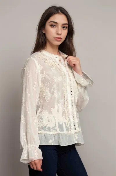 Johnny Was Serene Ryder Blouse C11924 Boho Chic