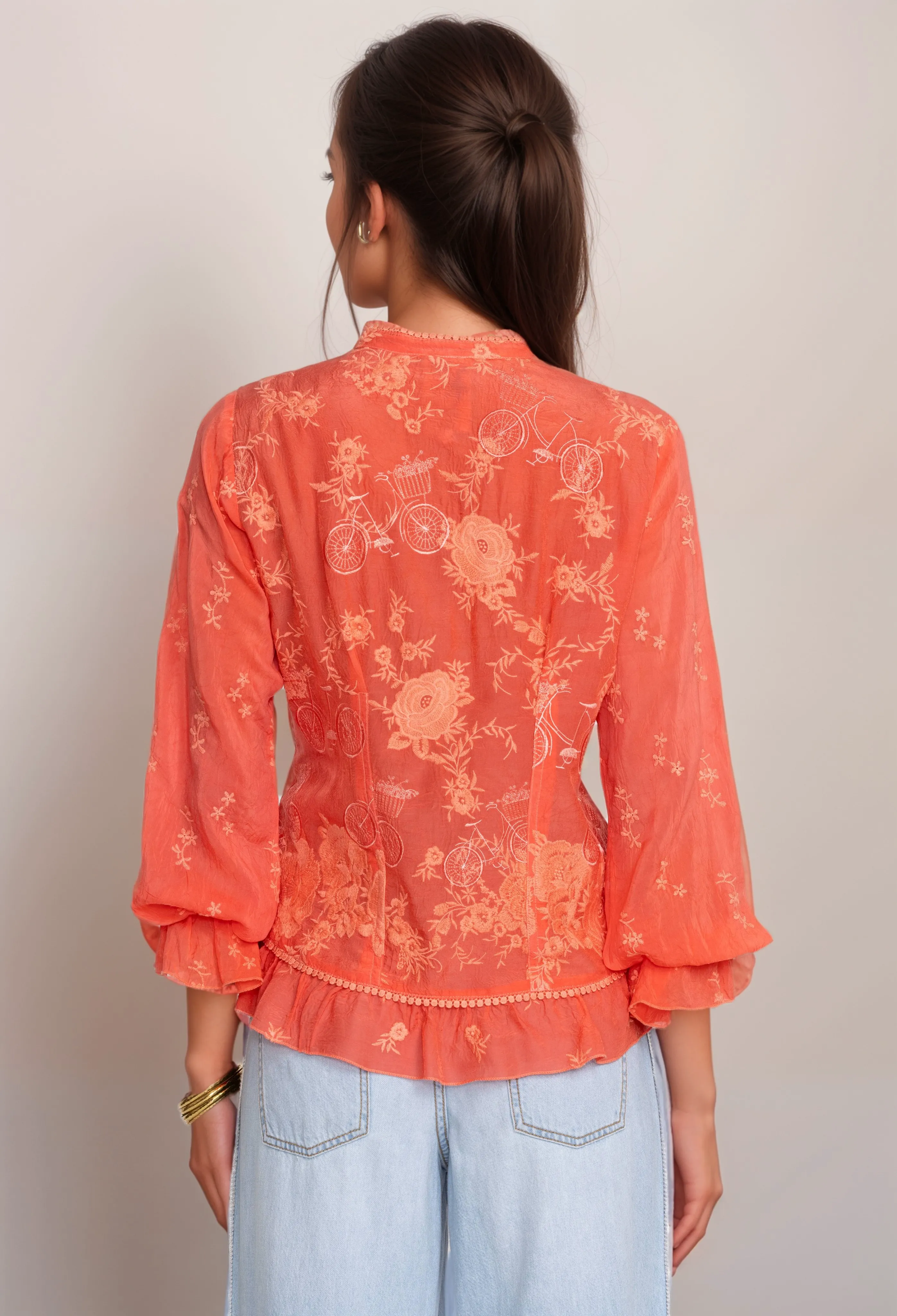 Johnny Was Serene Ryder Blouse C11924 Boho Chic