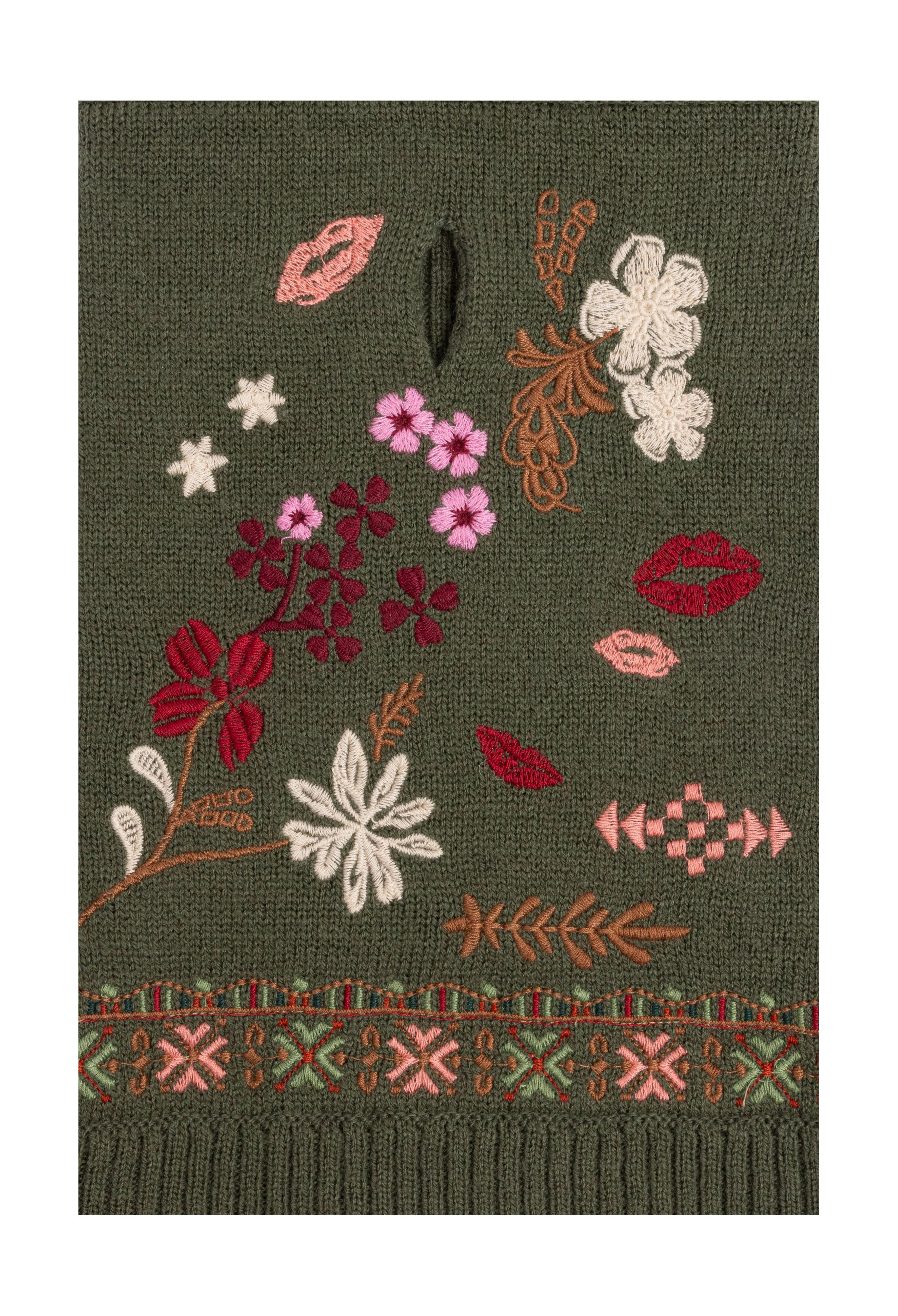 Johnny Was Zuzu Embroidered Dog Sweater M69423