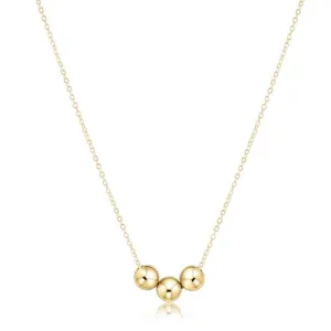 Joy Gold 6mm Bead 16" Necklace