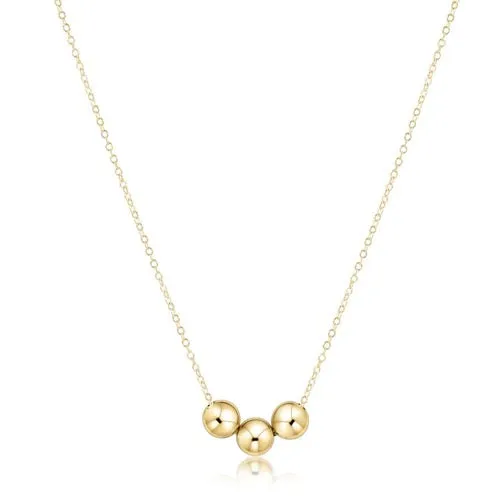 Joy Gold 6mm Bead 16" Necklace
