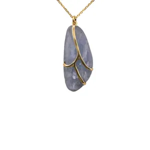 Kyanite Butterfly Pendant
