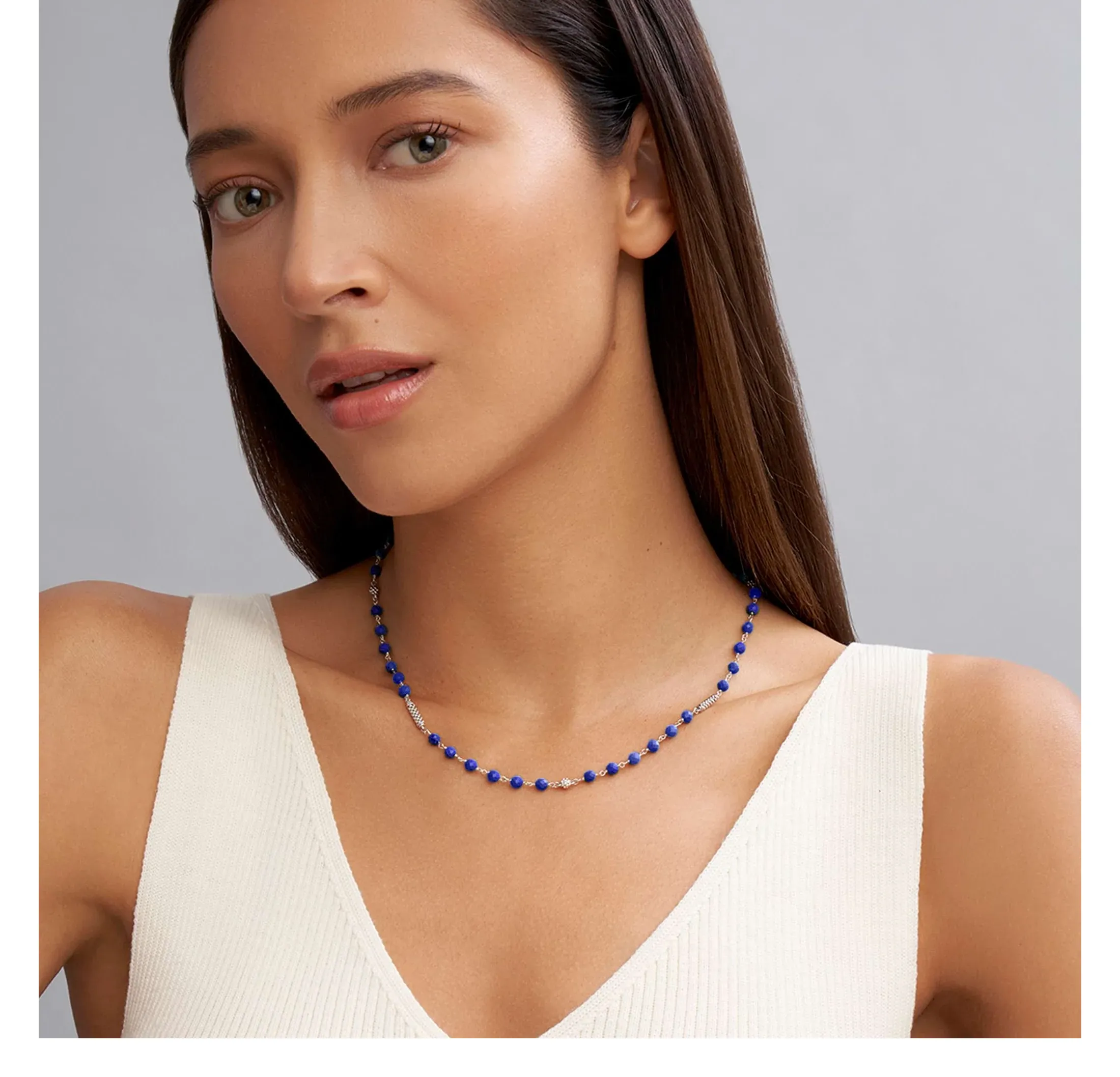 LAGOS Caviar Icon Ultramarine Ceramic Beaded Necklace