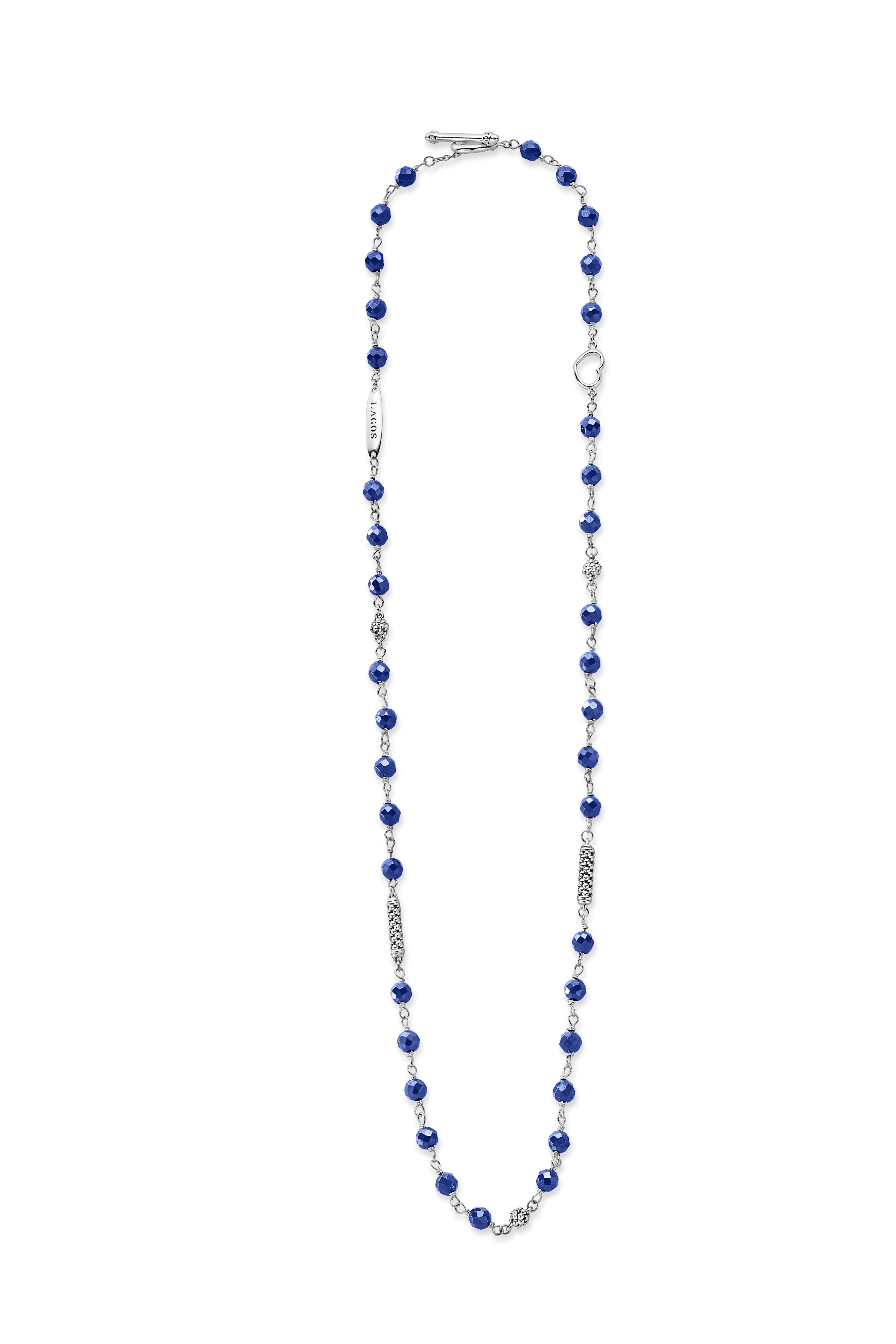 LAGOS Caviar Icon Ultramarine Ceramic Beaded Necklace