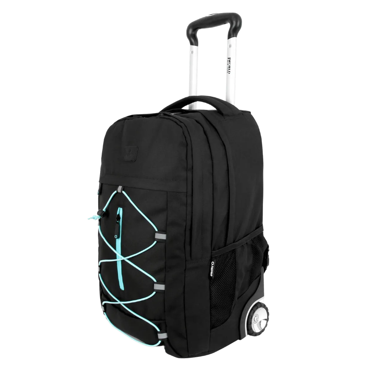 Lash Laptop Rolling Backpack (19 Inch) in Black Blue