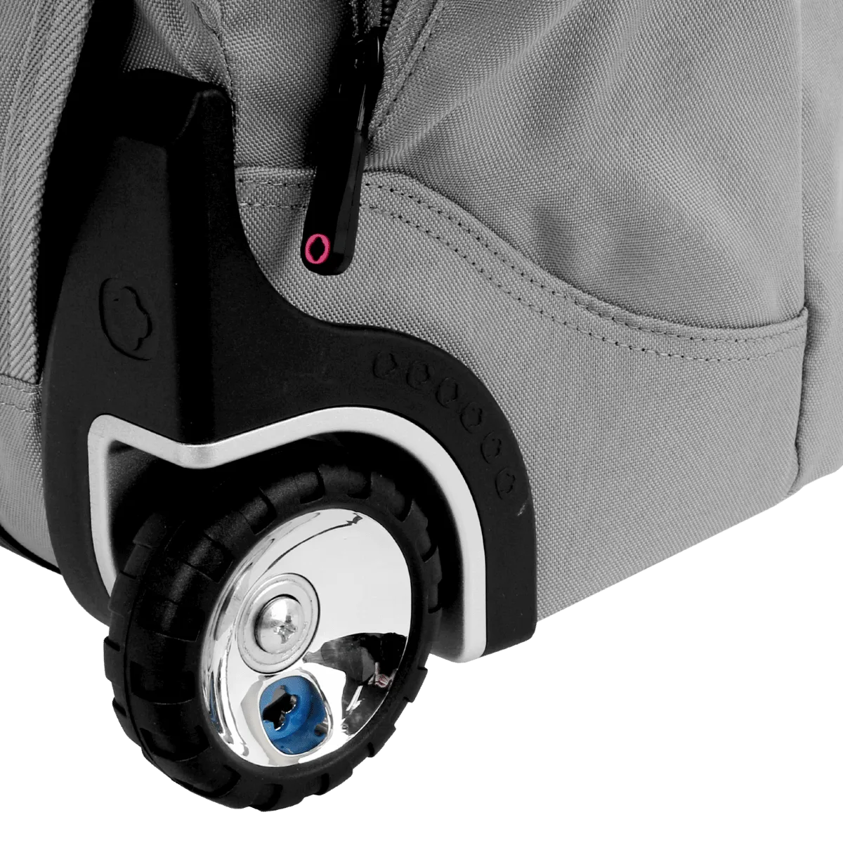 Lash Laptop Rolling Backpack (19 Inch) in Grey Pink