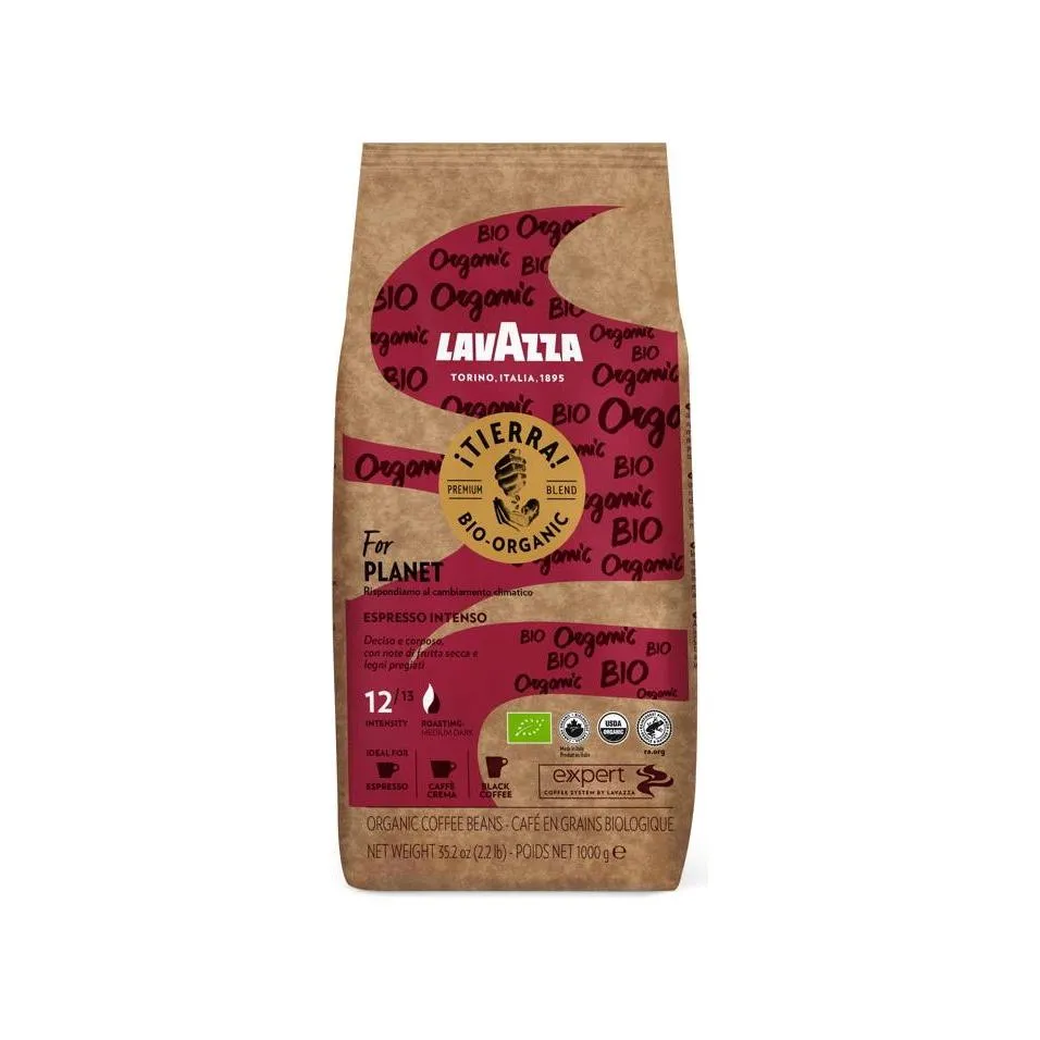 Lavazza Tierra Bio for Planet Espresso Intenso 2Kg Coffee Beans