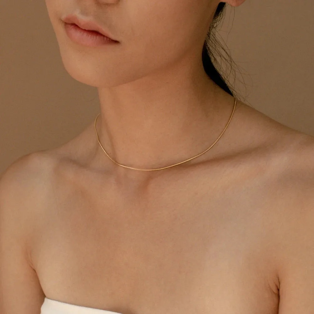 Layered Gold Necklaces - Minimalist, Delicate, Double Strand, Elegant Jewelry