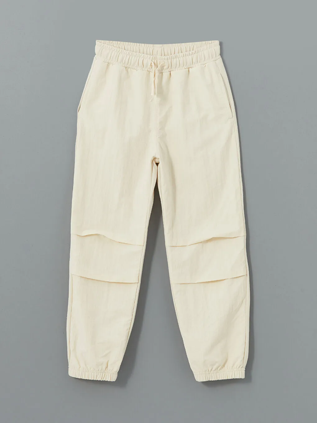 LCW Kids Beige Elastic Waist Boy Trousers