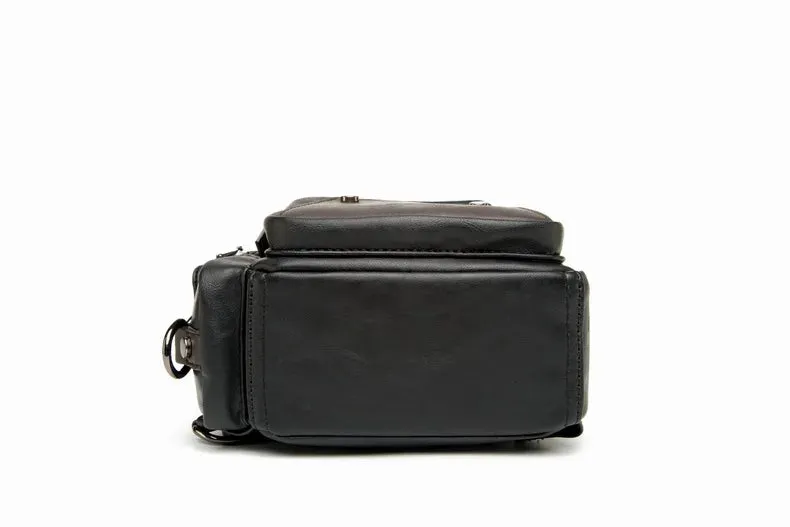 Leather Crossbody Bag -Vintage Luxury
