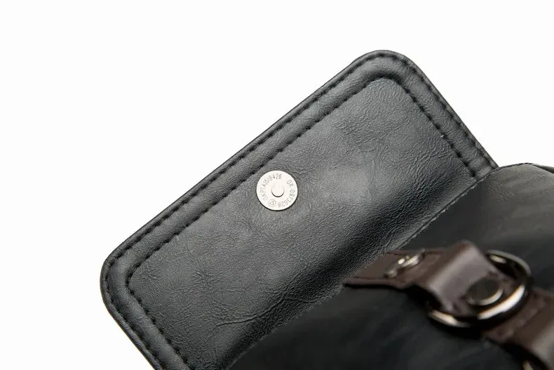 Leather Crossbody Bag -Vintage Luxury