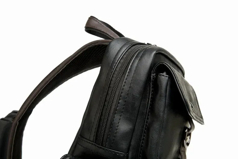 Leather Crossbody Bag -Vintage Luxury