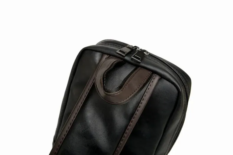 Leather Crossbody Bag -Vintage Luxury