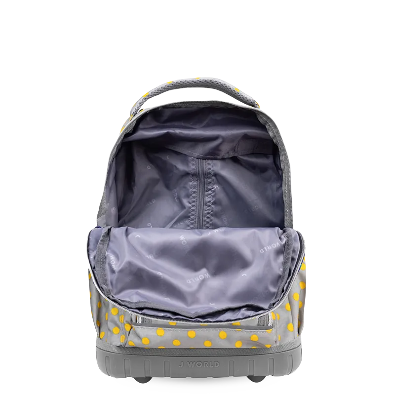 Lollipop Kids Rolling Backpack With Lunch Bag (16 Inch) in Candy Buttons