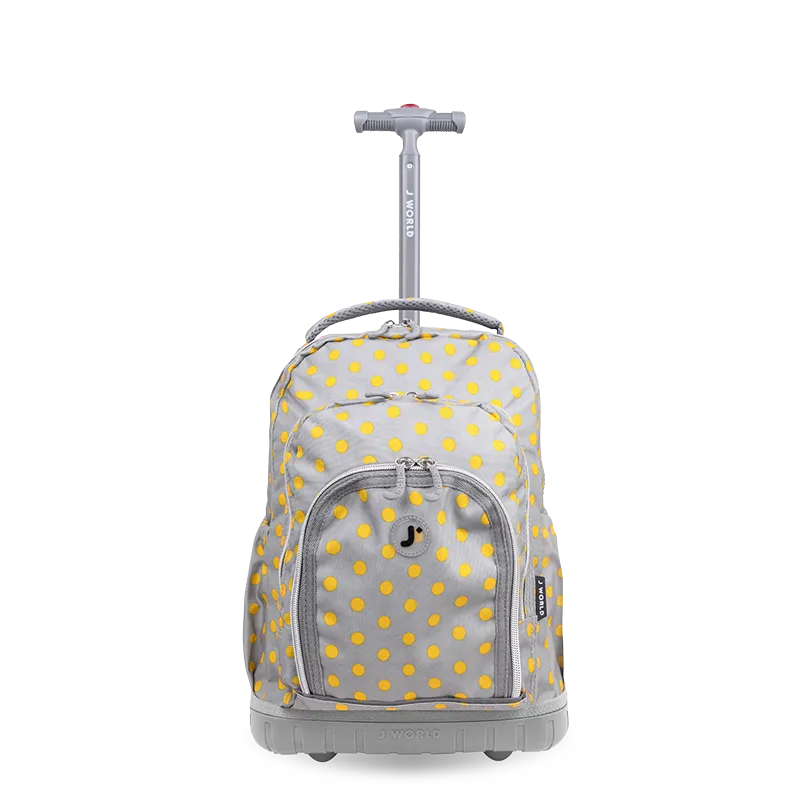 Lollipop Kids Rolling Backpack With Lunch Bag (16 Inch) in Candy Buttons