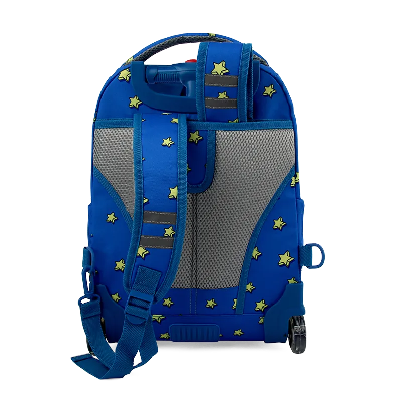 Lollipop Kids Rolling Backpack With Lunch Bag (16 Inch) in Little Stars - Final Sale