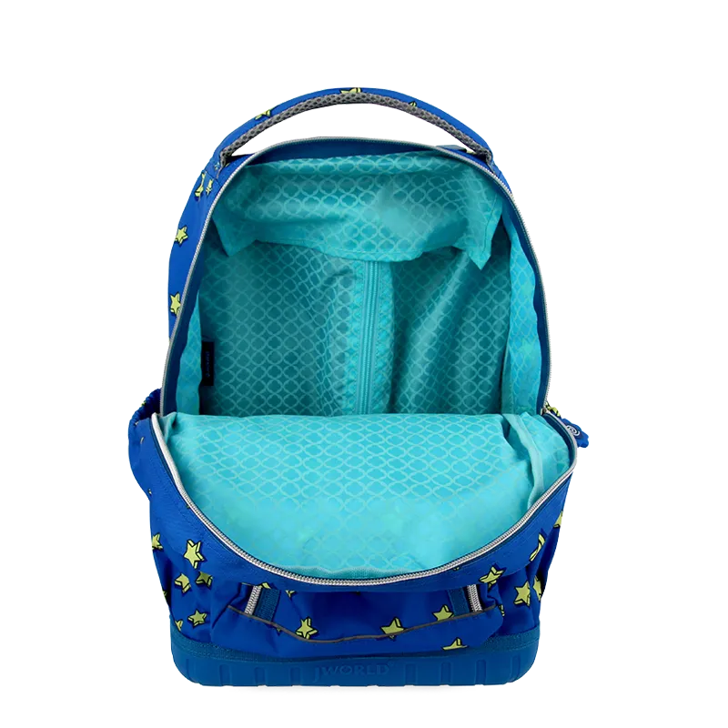 Lollipop Kids Rolling Backpack With Lunch Bag (16 Inch) in Little Stars - Final Sale