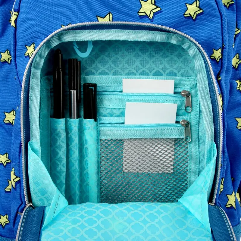 Lollipop Kids Rolling Backpack With Lunch Bag (16 Inch) in Little Stars - Final Sale