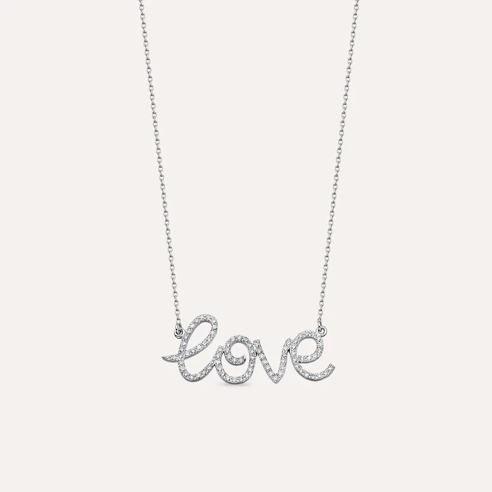 LOVE DIAMOND GOLD NECKLACE