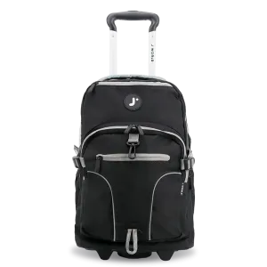 Lunar Multi-Purpose Laptop Rolling Backpack (19.5 Inch) in Black
