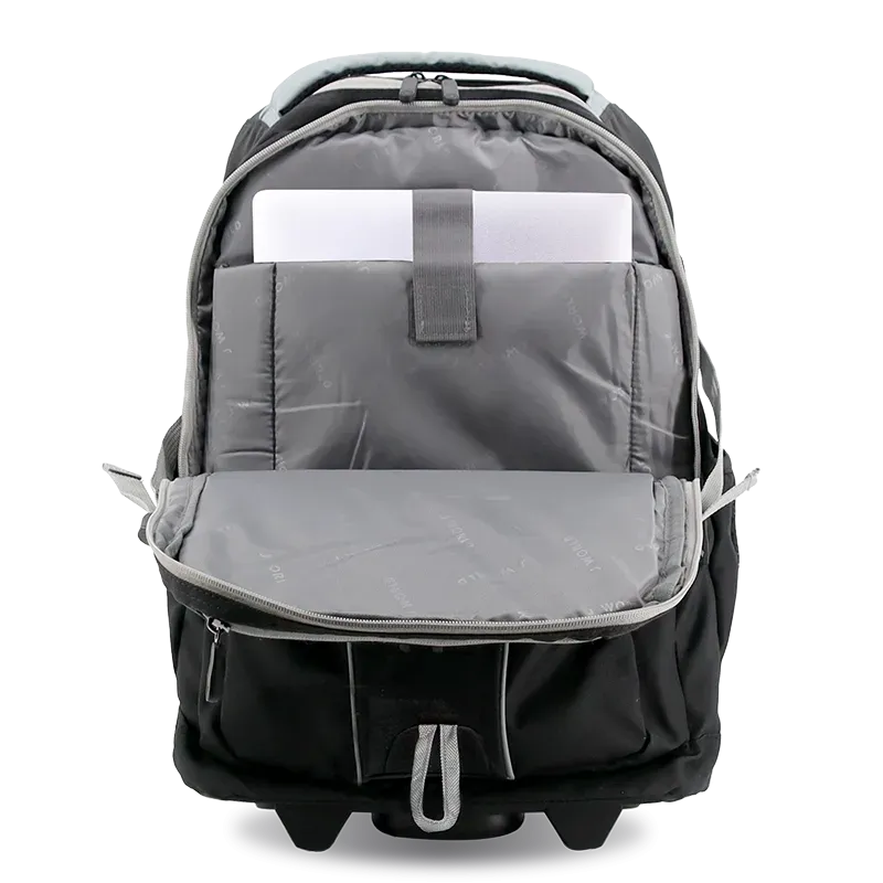 Lunar Multi-Purpose Laptop Rolling Backpack (19.5 Inch) in Black