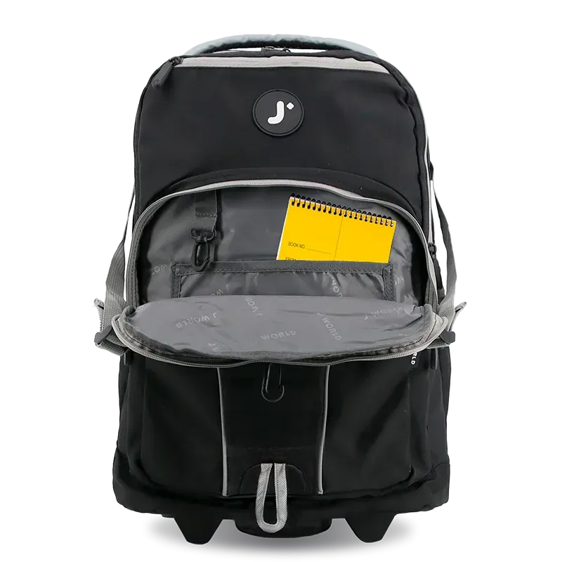 Lunar Multi-Purpose Laptop Rolling Backpack (19.5 Inch) in Black