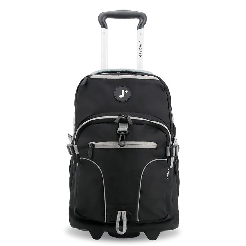 Lunar Multi-Purpose Laptop Rolling Backpack (19.5 Inch) in Black