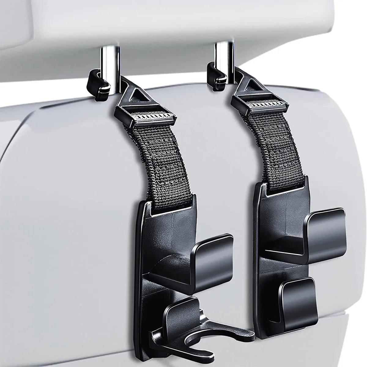Magic Headrest Hooks, Custom fit for Nissan, Purse Hanger Headrest Hook Holder for Car Seat Organizer Behind Over the Seat Hook Hang Purse or Bags