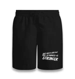 Make Stronger Black Shorts