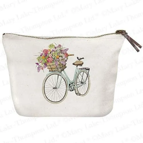 Mary Lake Thompson Spring Bike Canvas Pouch
