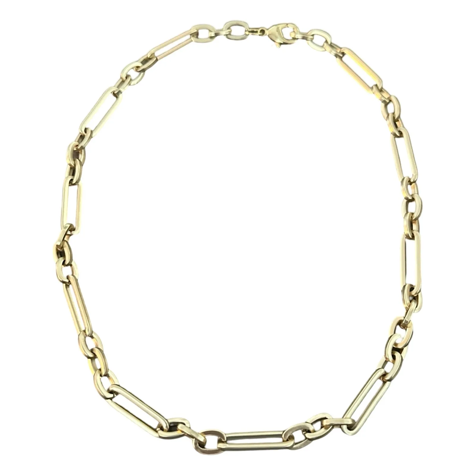 Matte Paperclip Necklace