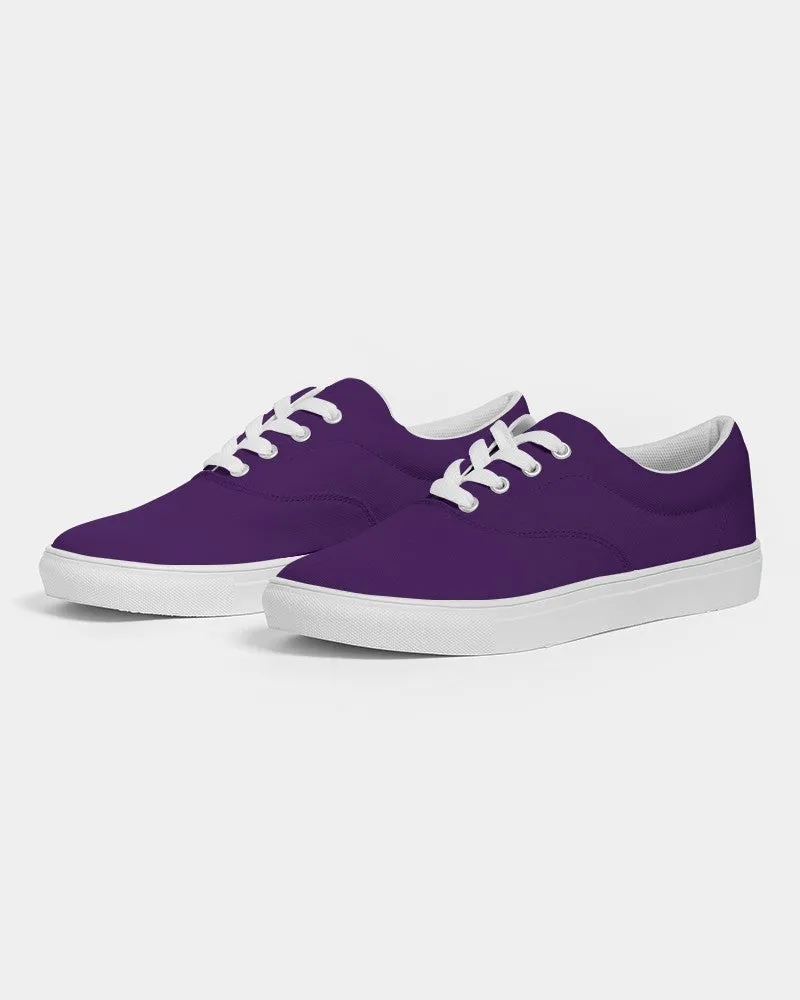 Medium Dark Violet Women's Canvas Sneakers | Women's | Medium Dark Pure Violet | C75M100Y0K60