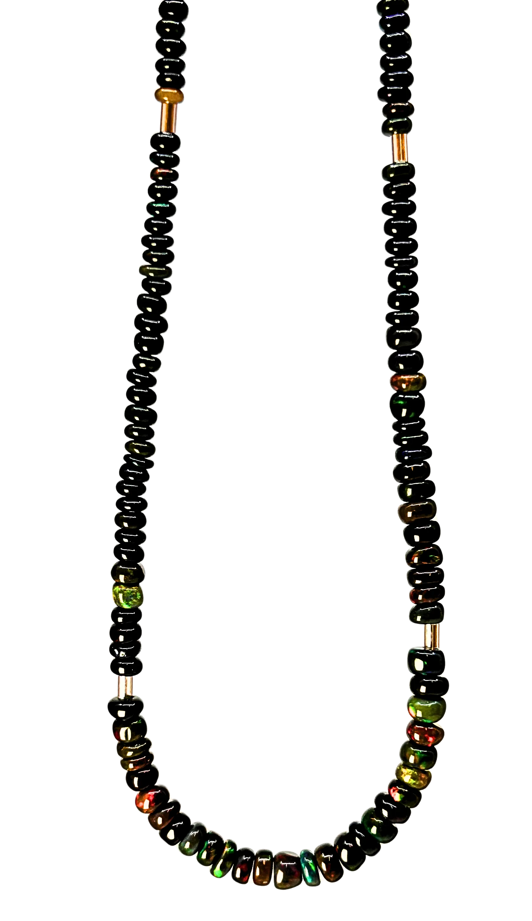 Midnight Radiance Necklace Gold
