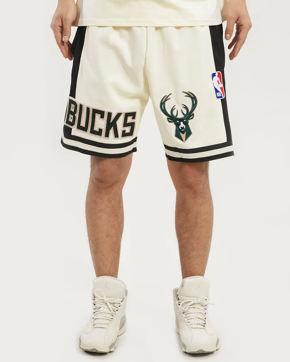 MILWAUKEE BUCKS CHAMPIONSHIP EVOLUTION DK 2.0 SHORT (EGGSHELL/BLACK)