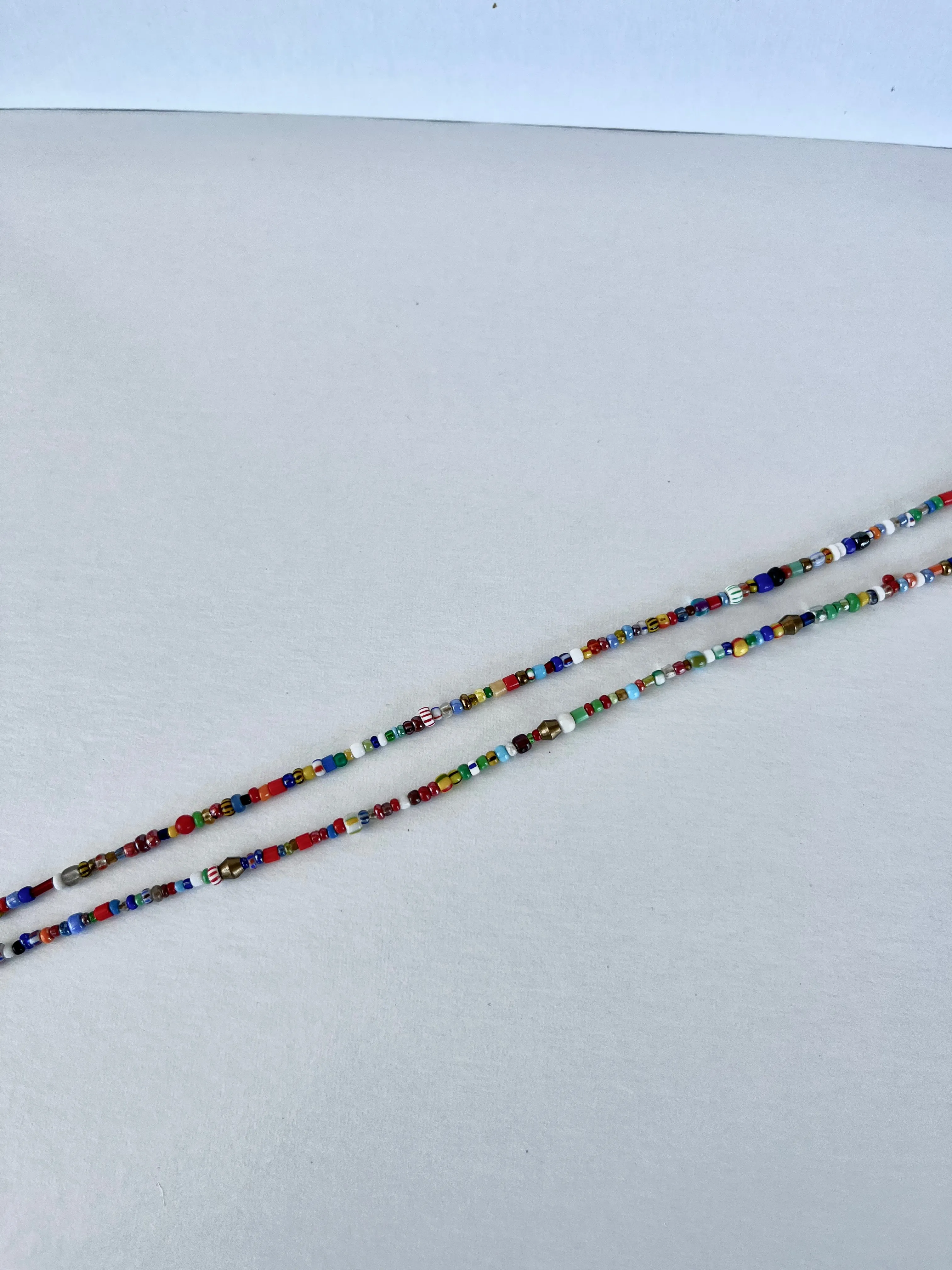 Mini Color Beaded Necklaces