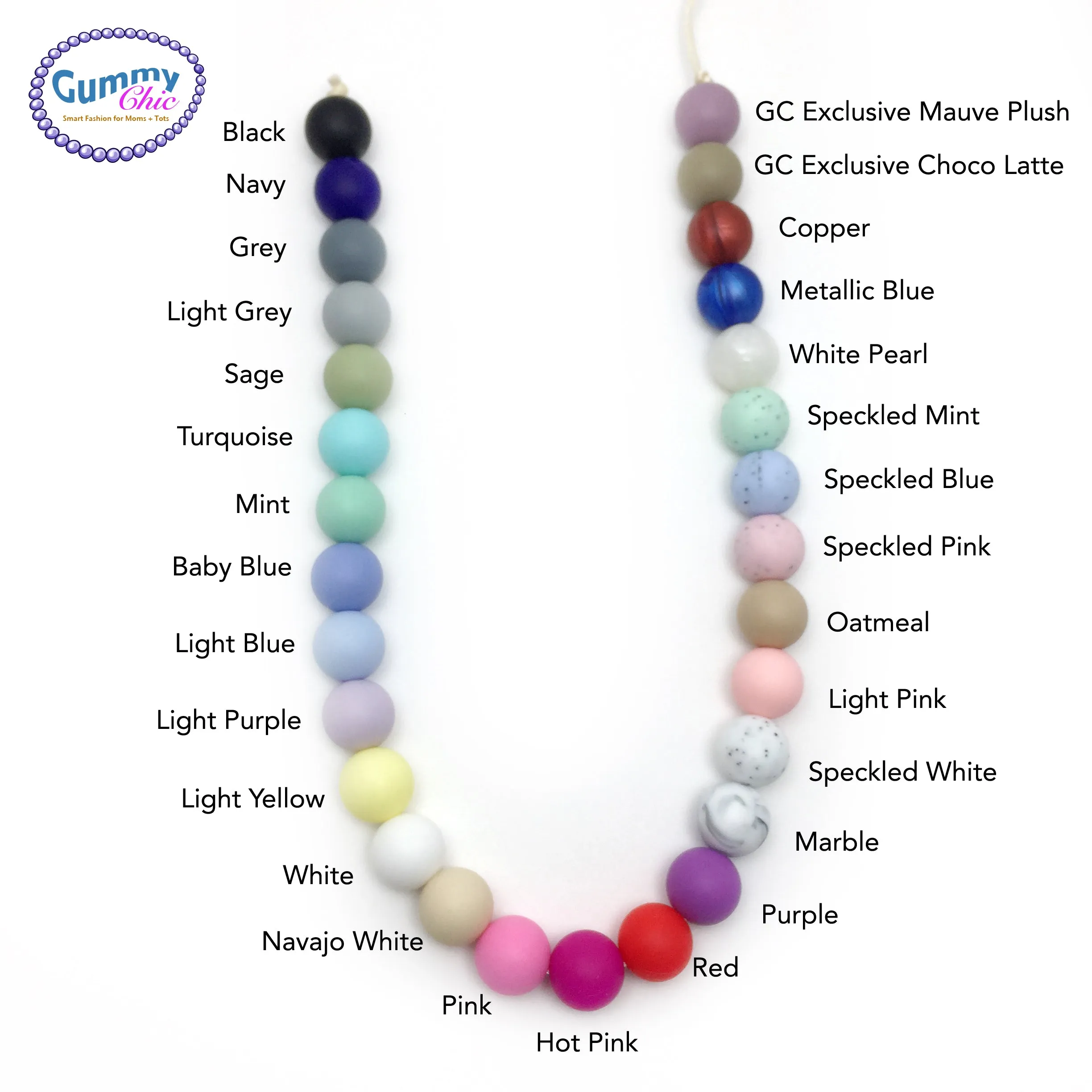 Mini Unicorn Sensory Beaded Necklace
