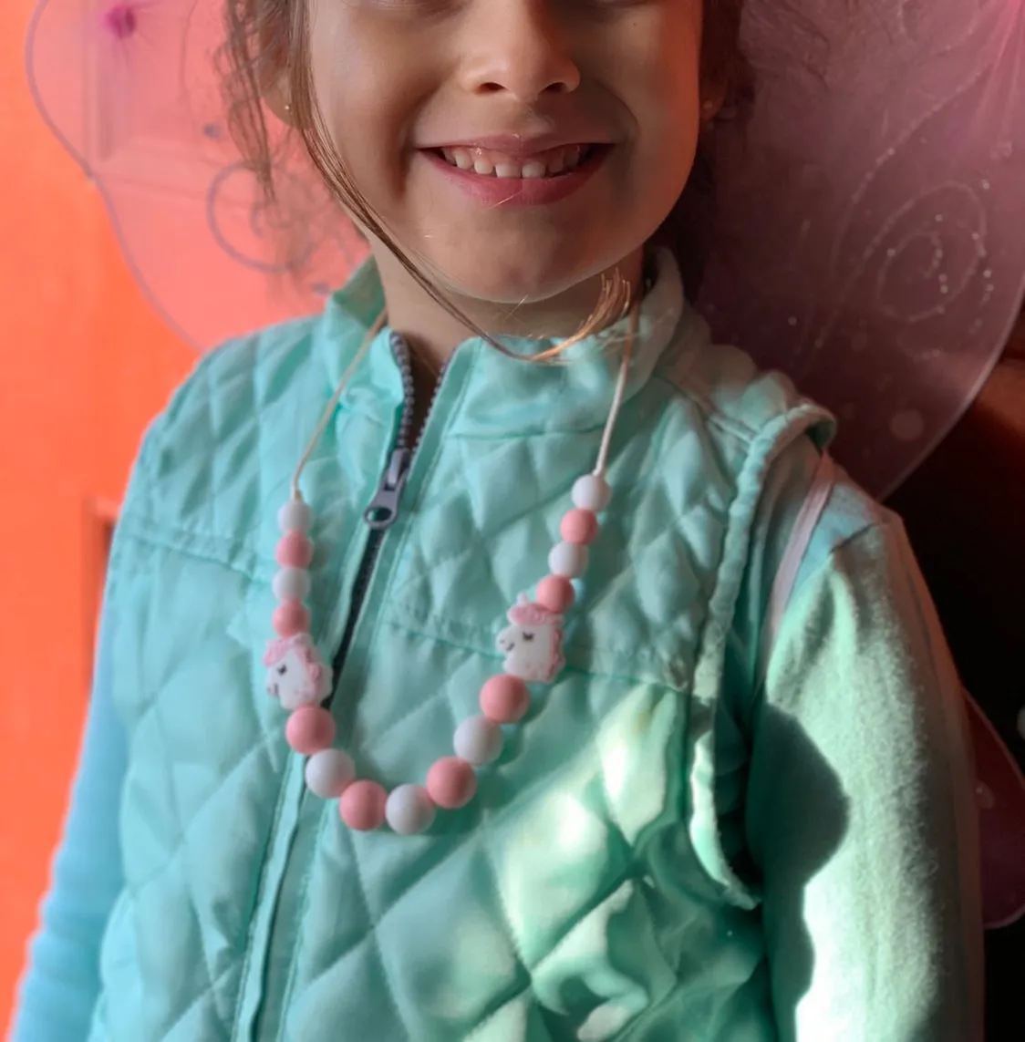 Mini Unicorn Sensory Beaded Necklace