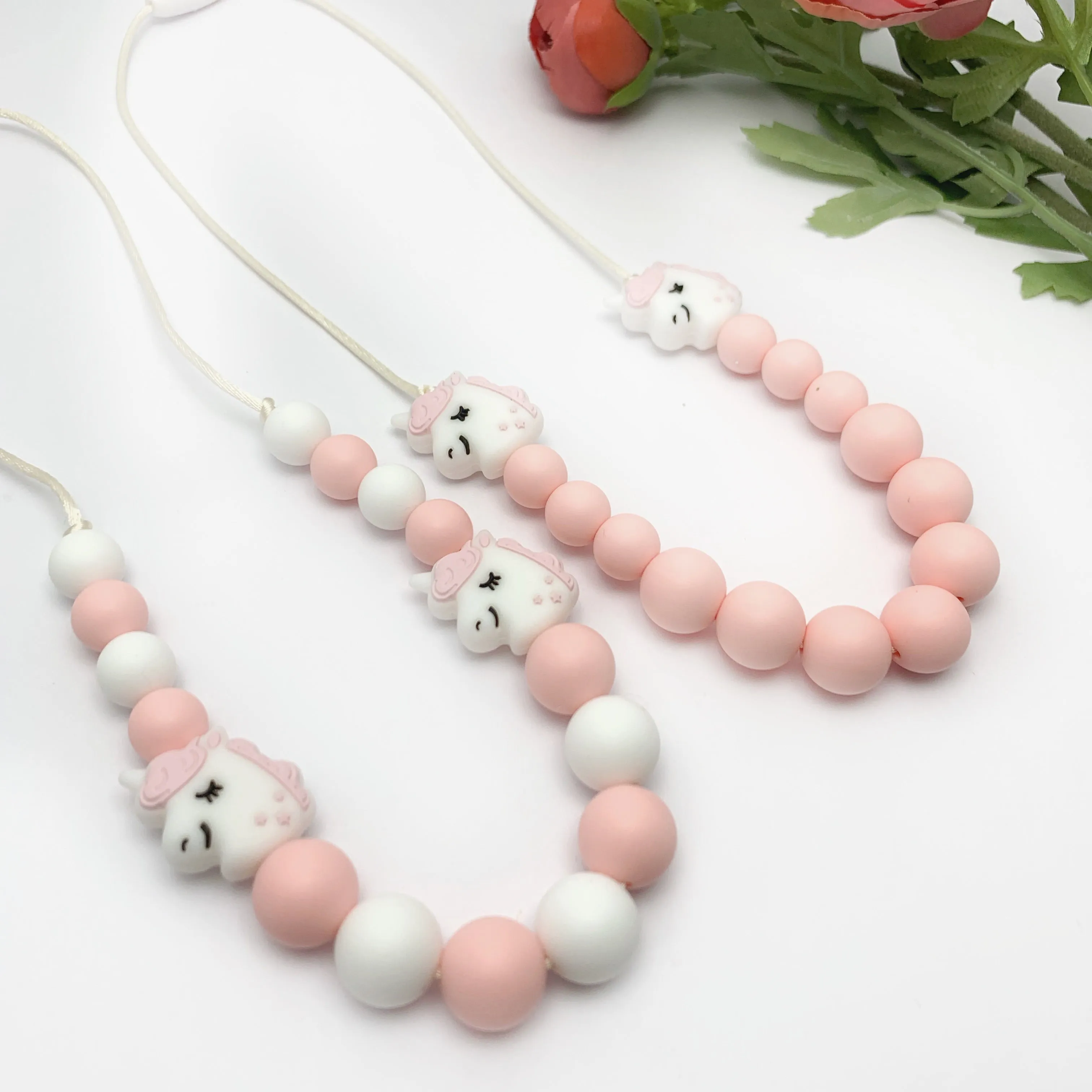 Mini Unicorn Sensory Beaded Necklace