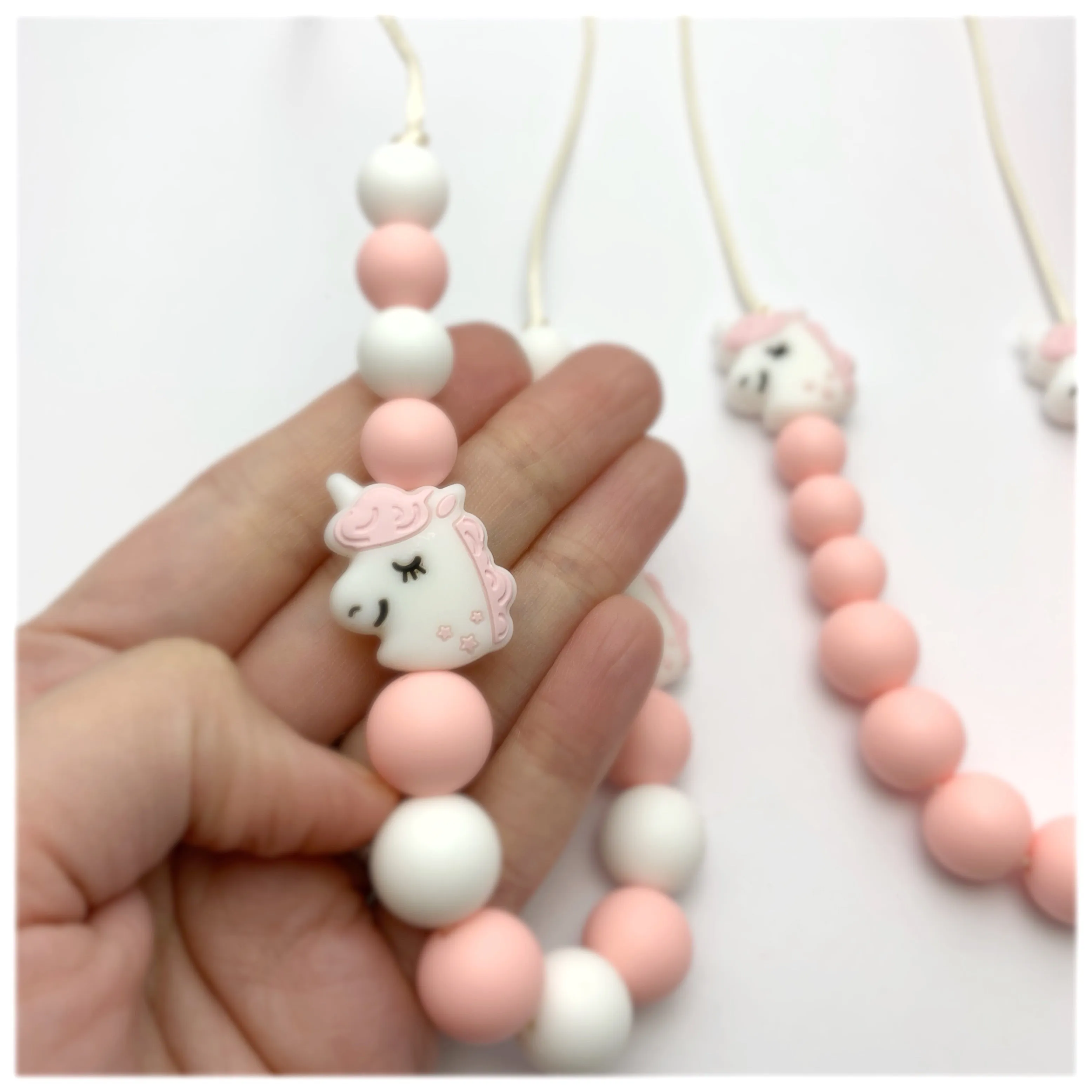 Mini Unicorn Sensory Beaded Necklace