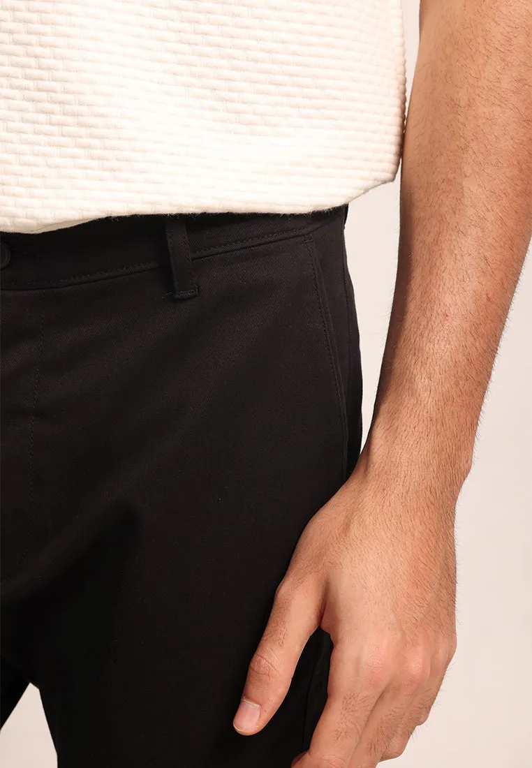 MOC - Celana Panjang Chinos Pria Zoe - Black