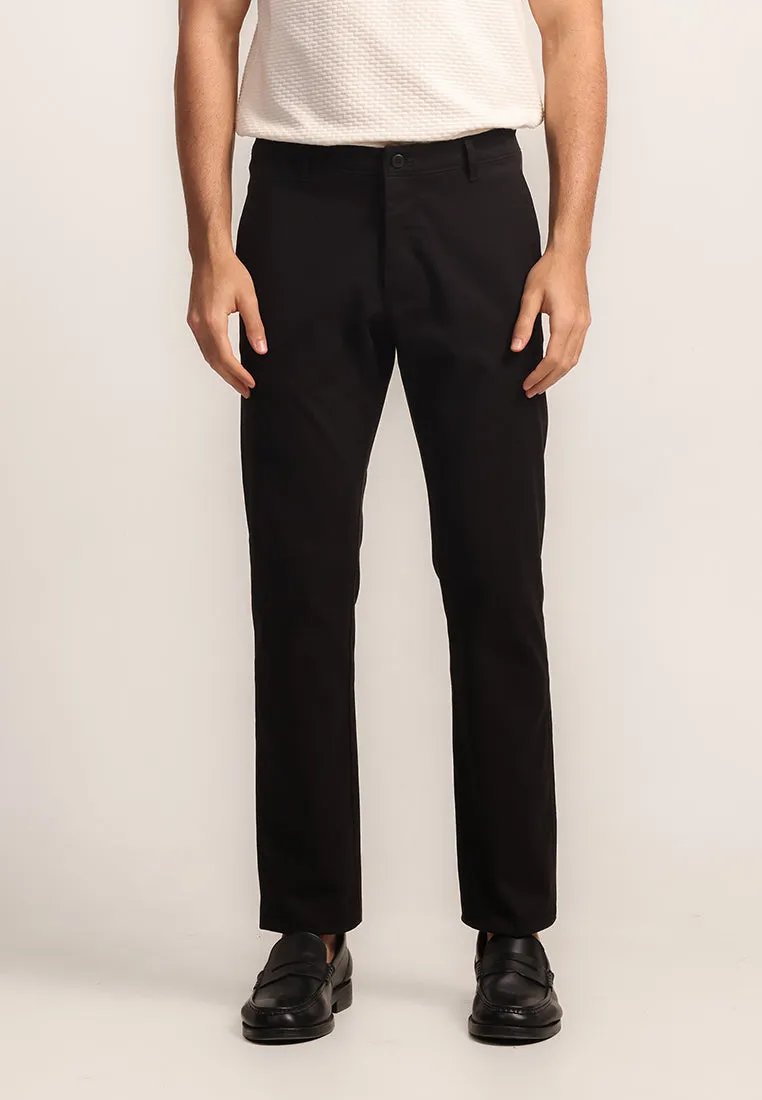 MOC - Celana Panjang Chinos Pria Zoe - Black
