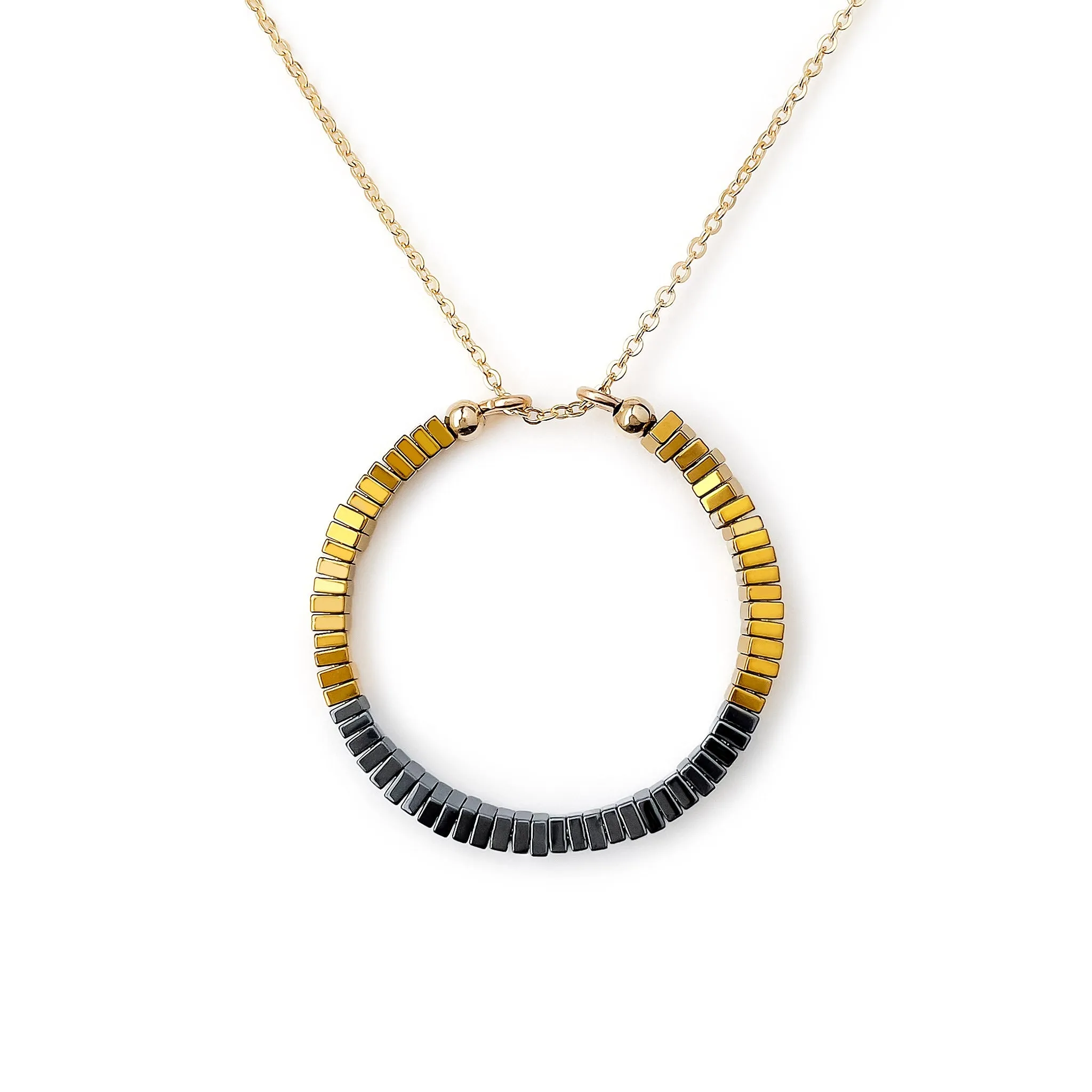 MOSAIC Circle Necklace
