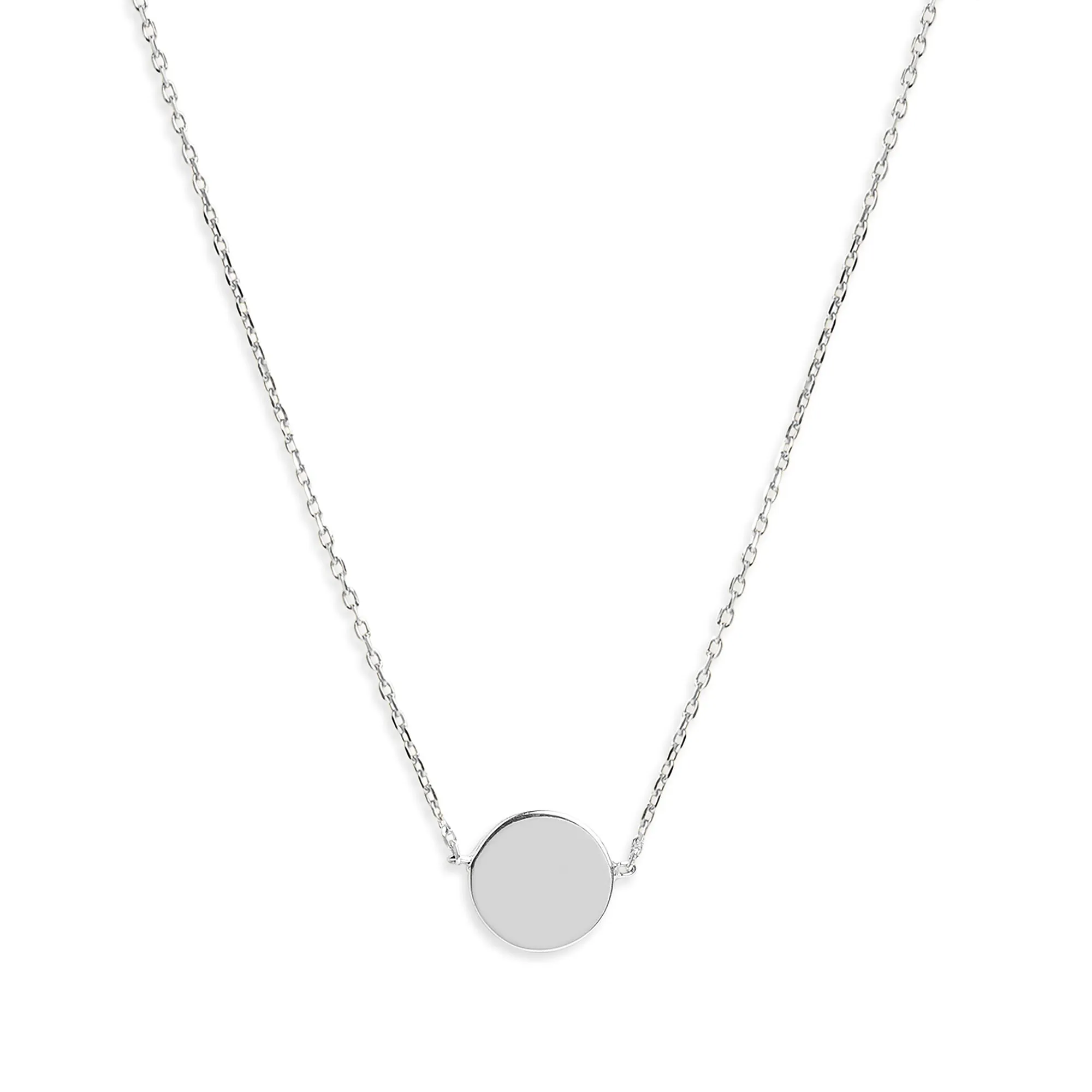 Mysha Initial Unity Circle Pendant - Single