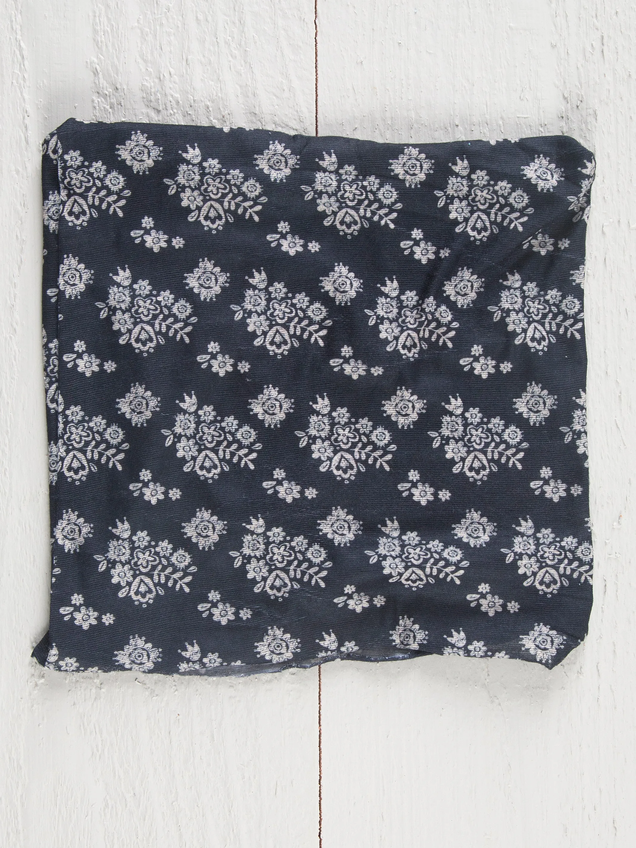 Natural Life Half Boho Bandeau® Headband - Black Cream Floral