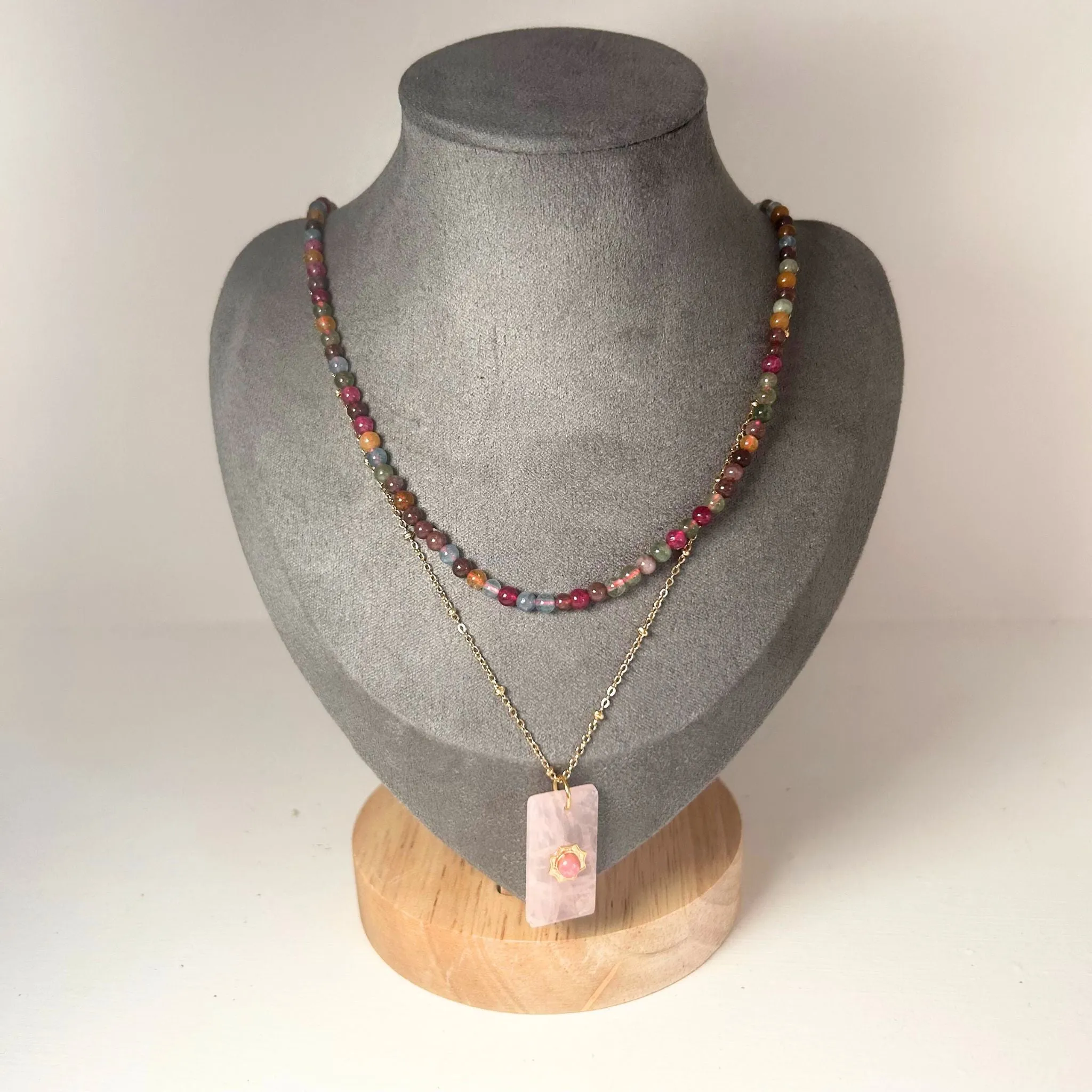 Natural Stone Beaded Necklaces