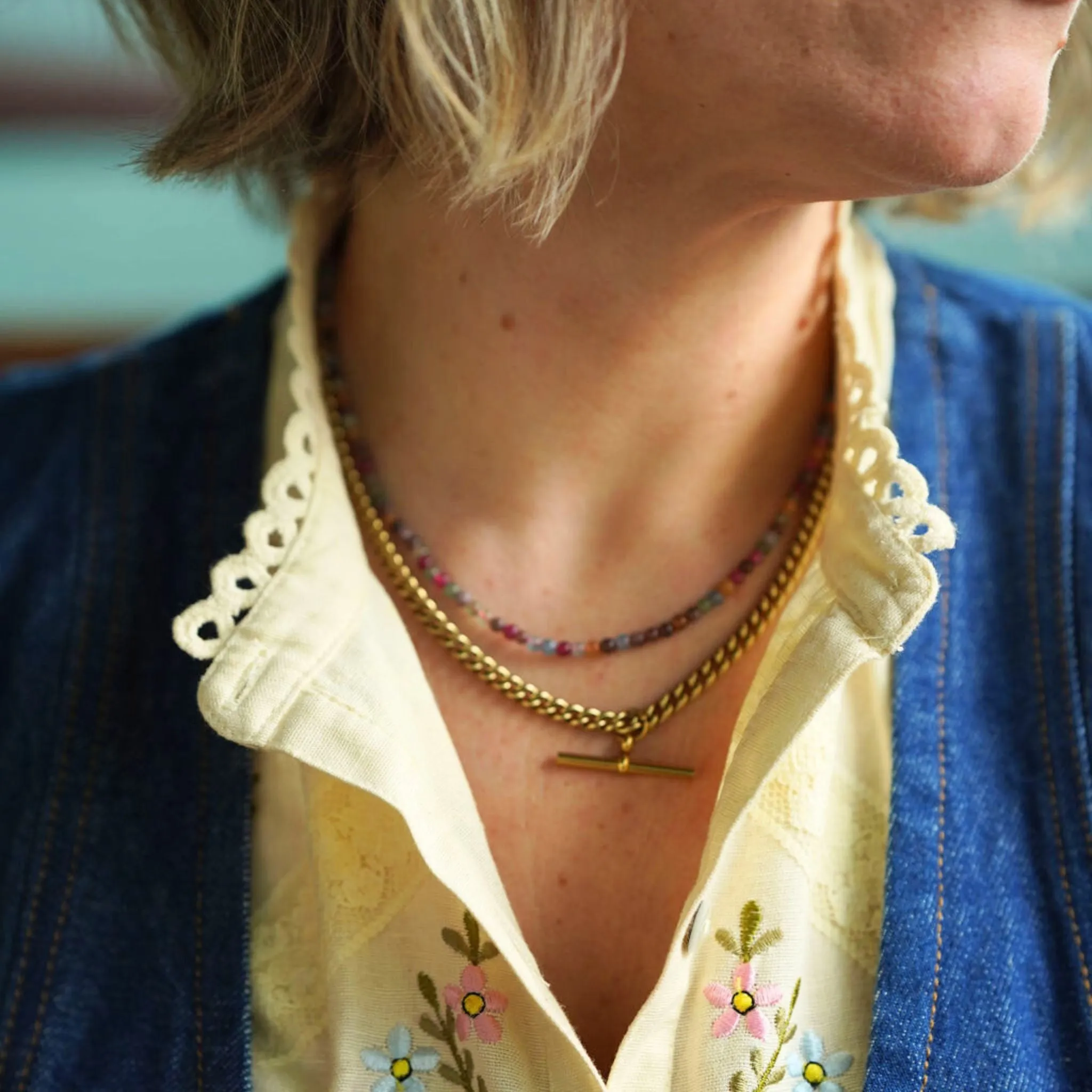 Natural Stone Beaded Necklaces