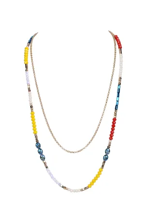 Natural Stone Crystal Necklaces N2387