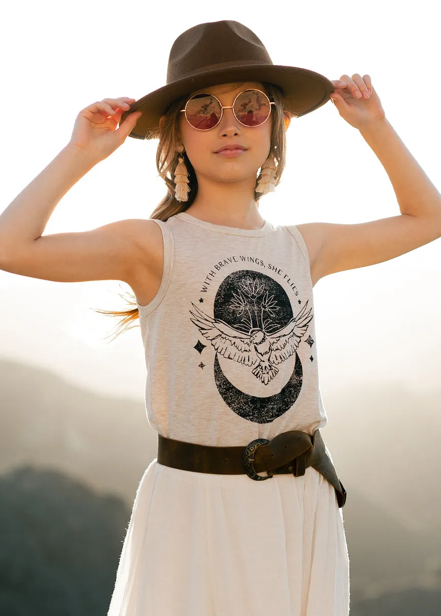 Neila Tank in Heather Oat