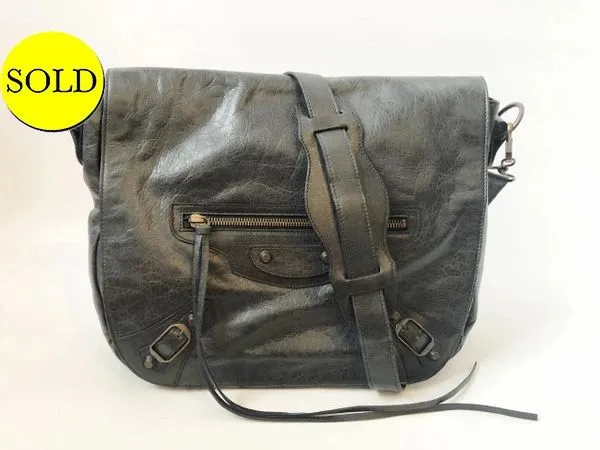 NEW Balenciaga Folk Messenger Bag W/Tags